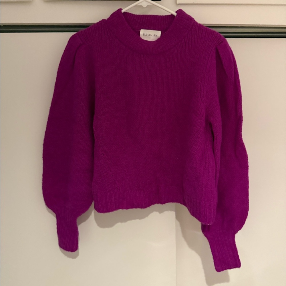 Eleven Six Kate sweater in magenta, size Medium (worn once)